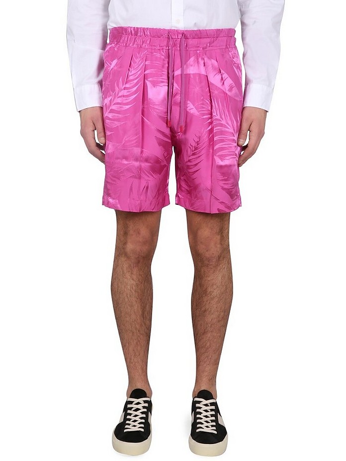 Bermuda Shorts With Floral Print - Tom Ford