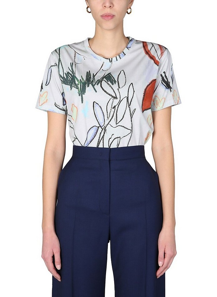 "Forest Sketches" Print T-Shirt - Paul Smith