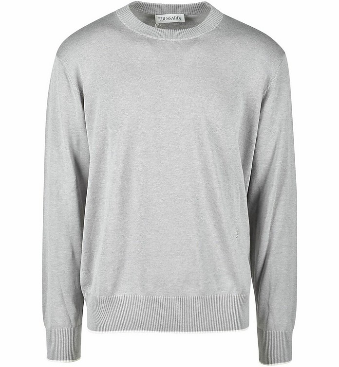 Men's Gray Sweater - Trussardi