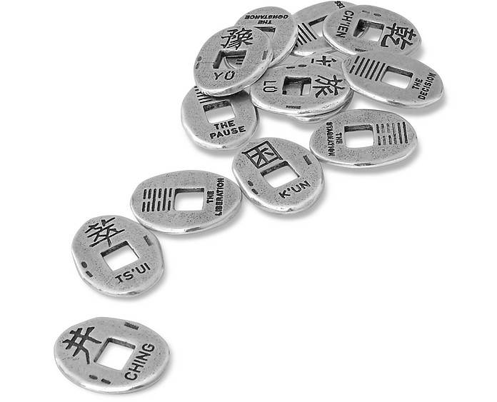 I Ching Münzen aus Sterlingsilber - Set mit 13 Stück - Torrini