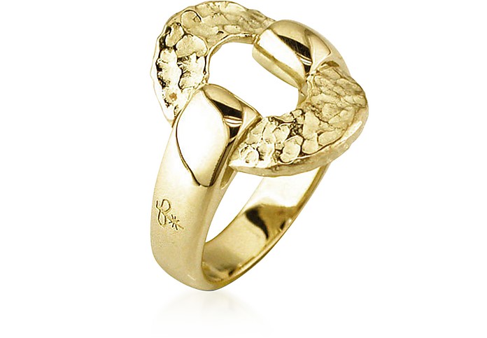 Yellow Nativo Gold Etrusca Ring - Torrini