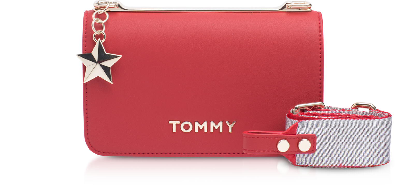 tommy hilfiger red handbag
