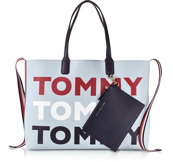 Light Blue Iconic Tommy Tote - Tommy Hilfiger