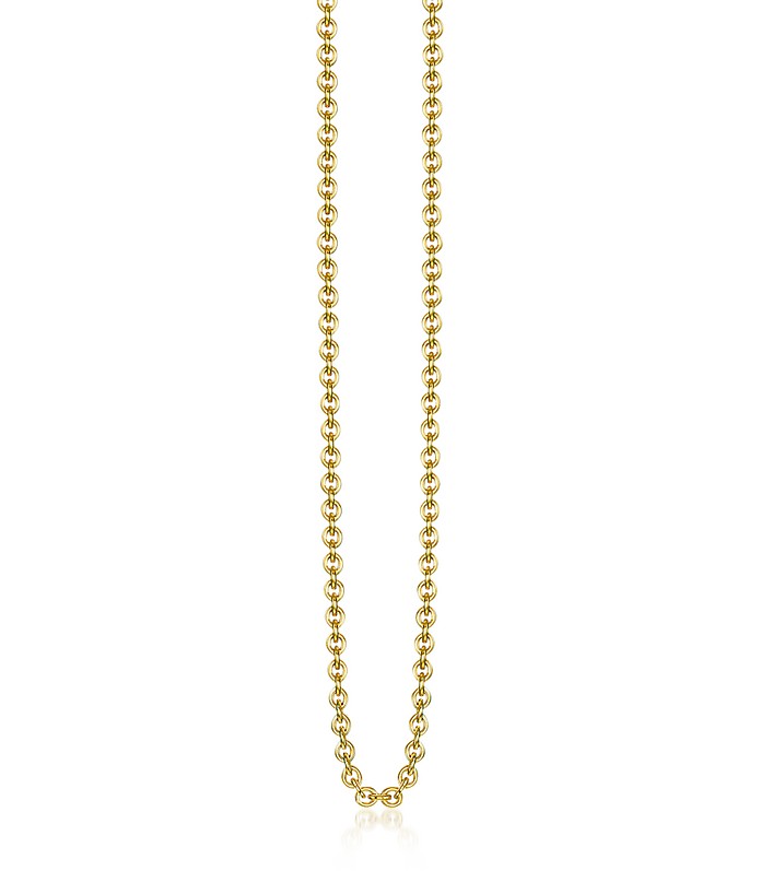 Gold Plated Sterling Silver Anchor Chain Necklace - Thomas Sabo
