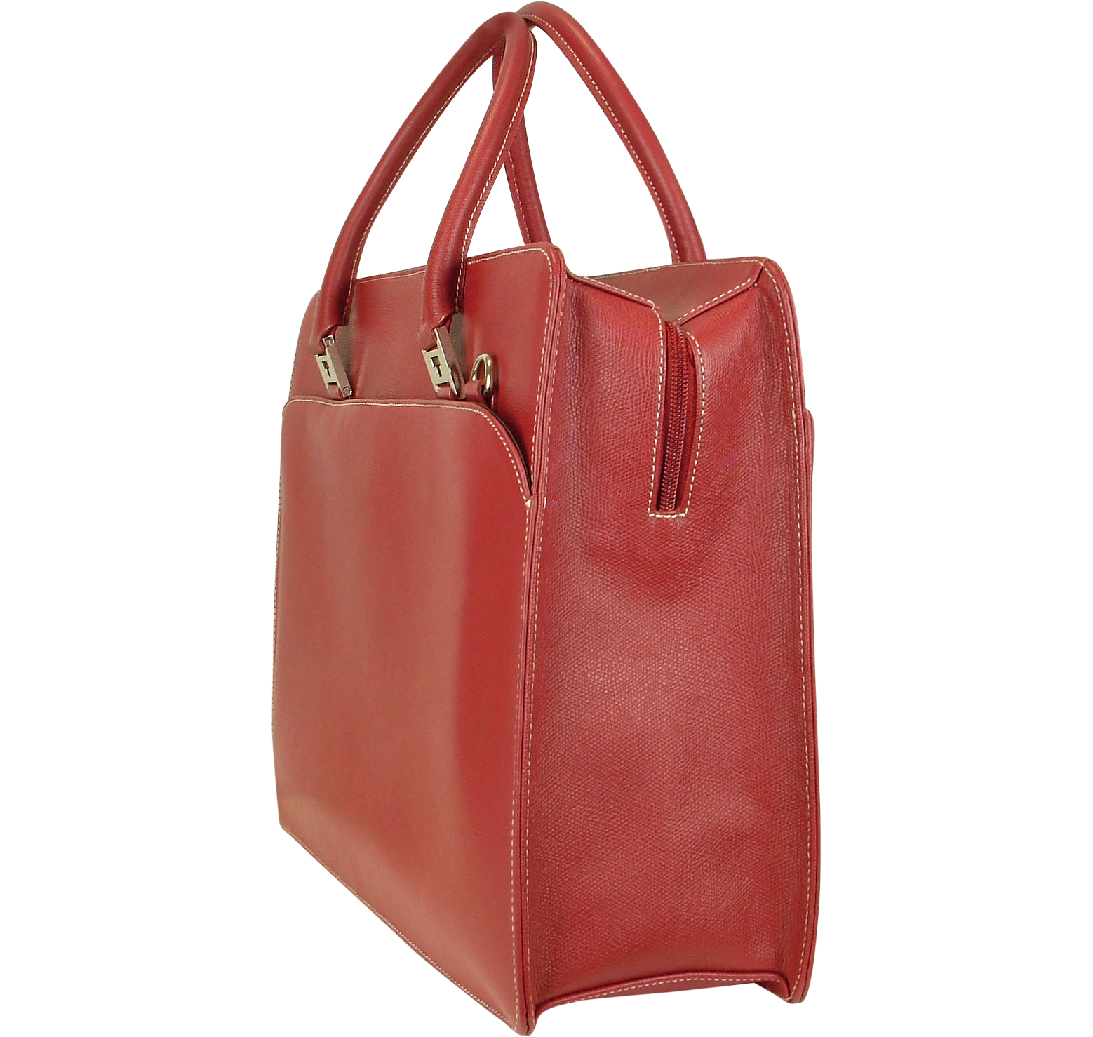 Tavecchi Rialto - Dark Red Leather Laptop Case w/Removable Sleeve at ...