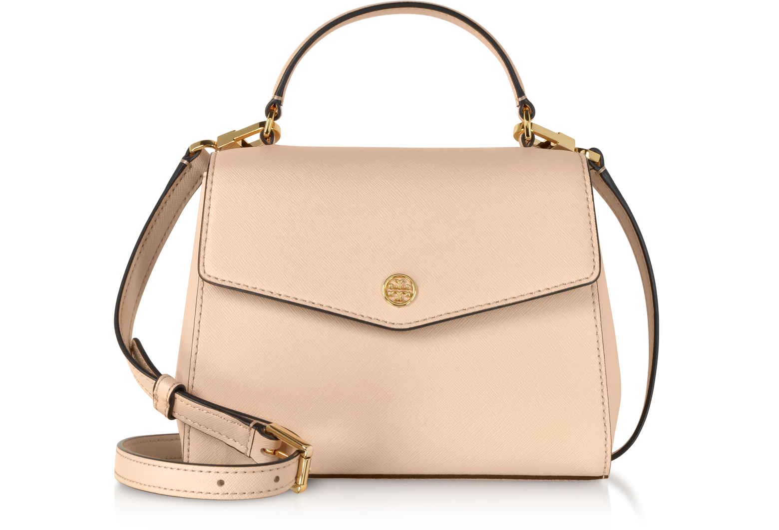 Tory Burch Pale Apricot Robinson Small Top-Handle Satchel Bag at FORZIERI  Canada