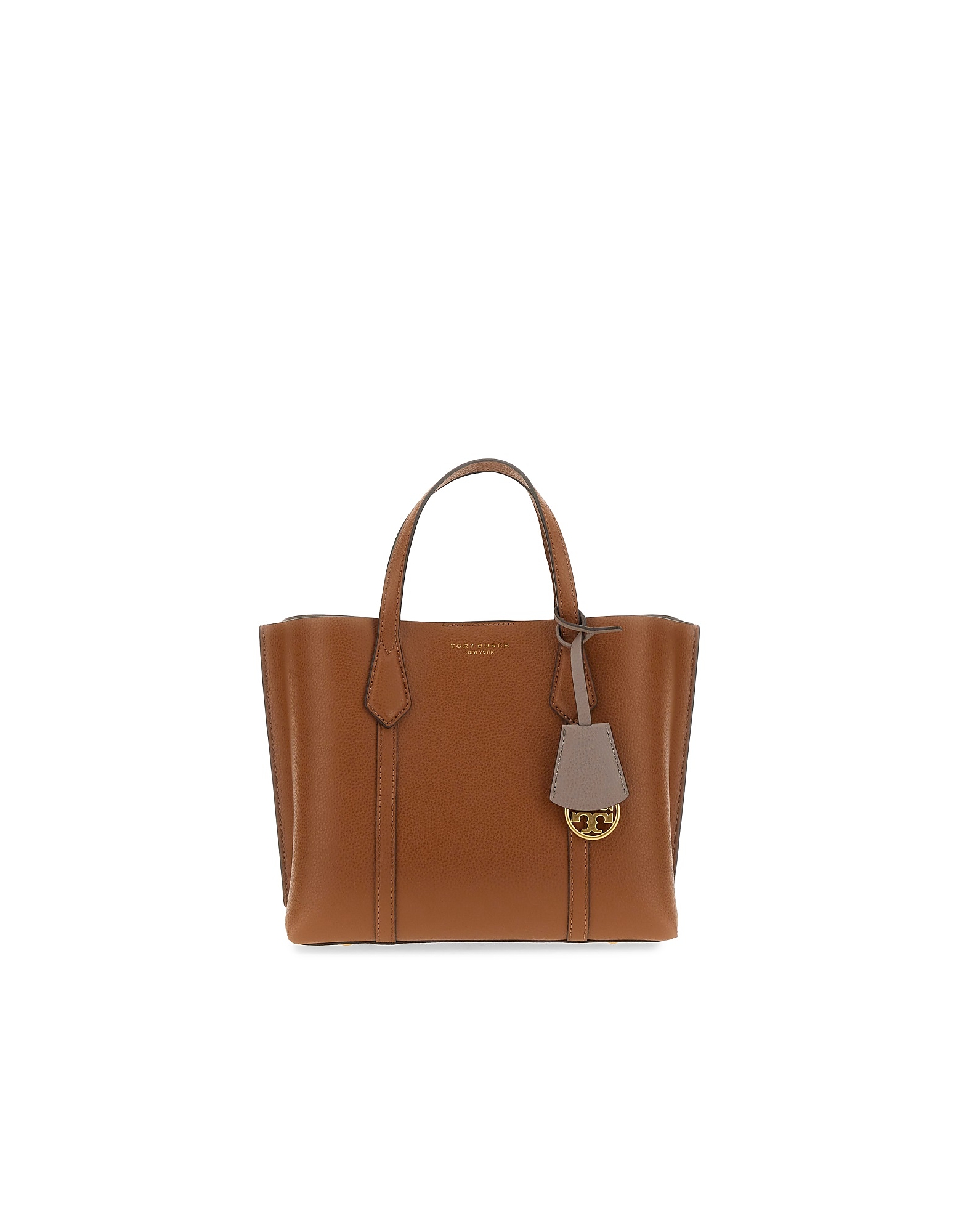 Tory Burch Designer Handbags Small "perry" Tote Bag In Brown