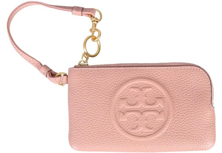 Tory Burch Pink Perry Bombê Card Holder at FORZIERI