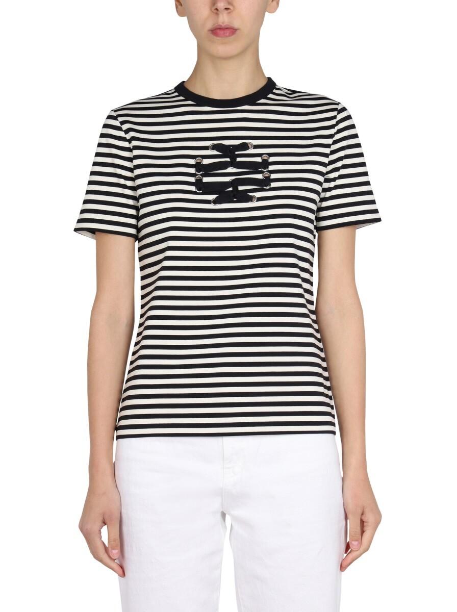 Tory Burch T-Shirt With Double T L at FORZIERI
