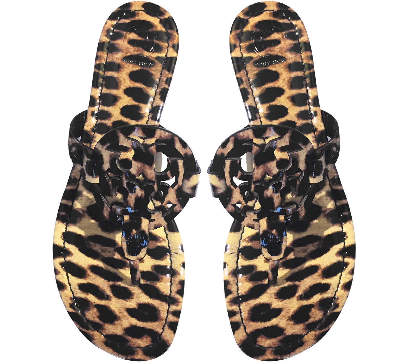 leopard print tory burch sandals