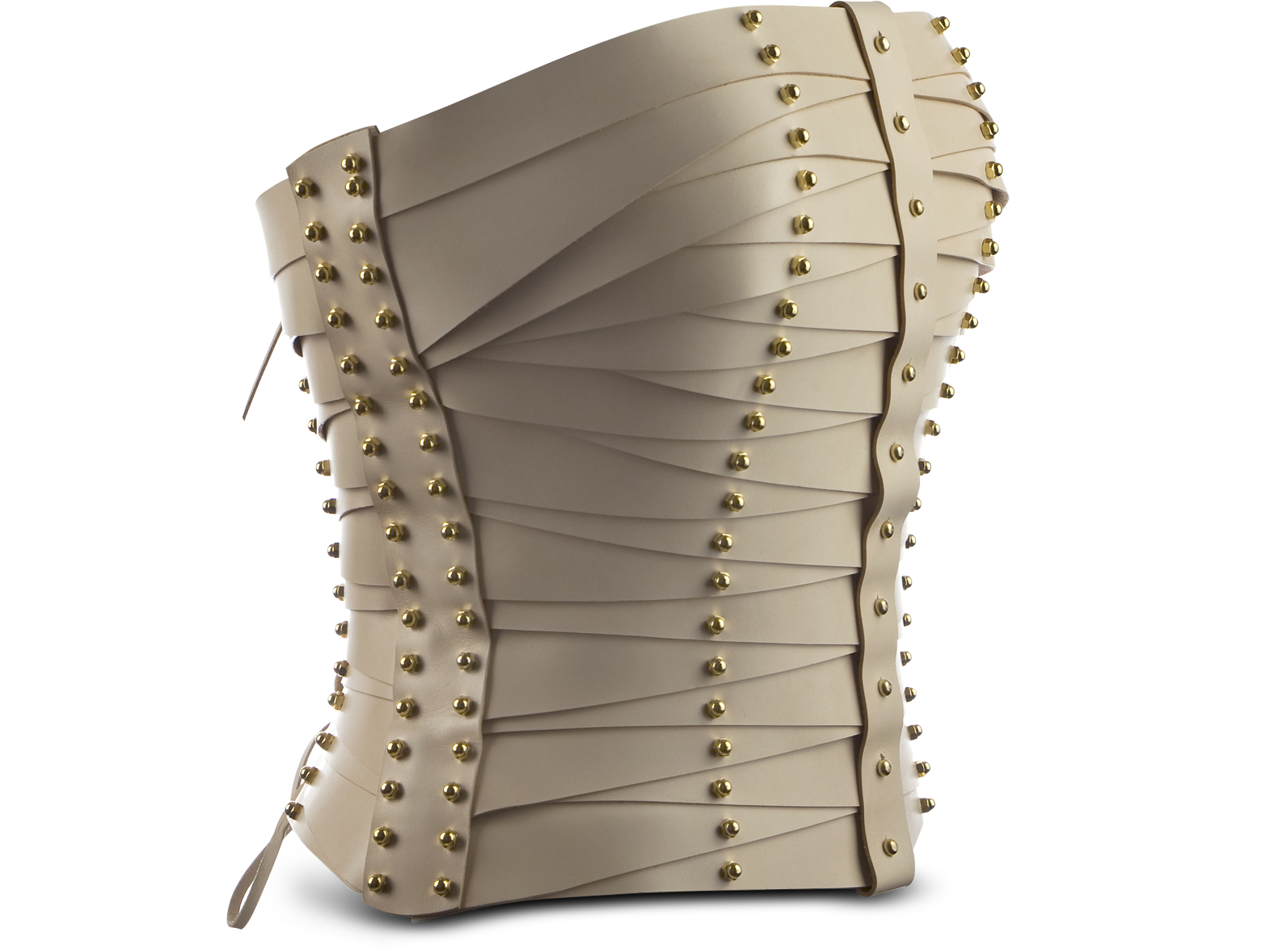 Cream Laced Strapped Bustier