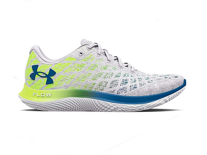 White and Green Sneakers - Under Armour