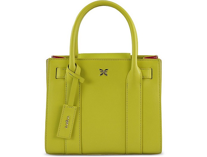 Ungaro Yellow Women's Leather Everyday Mini Handbag w/Shoulder