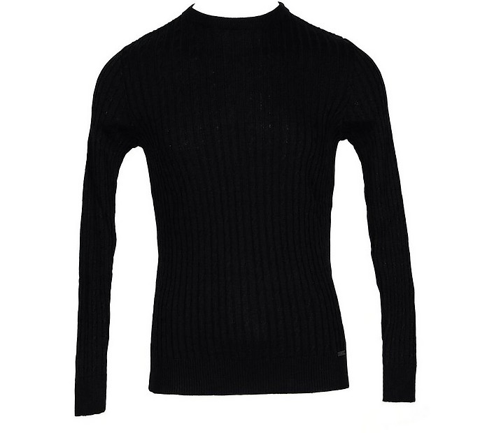 Men's Black Sweater - Takeshy Kurosawa