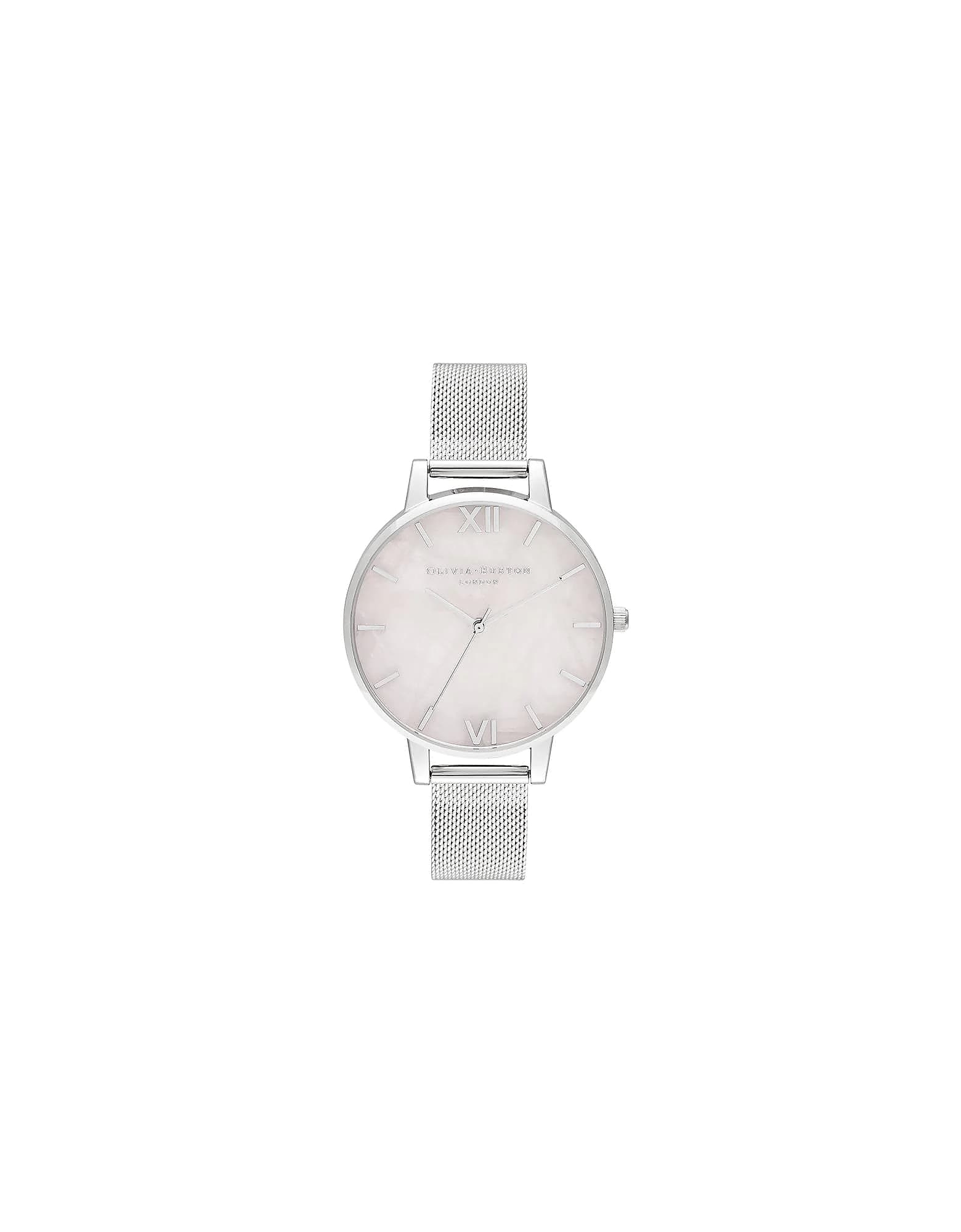 Olivia Burton Designer Women's Watches Women's Quartz Analogue Watch In Silver