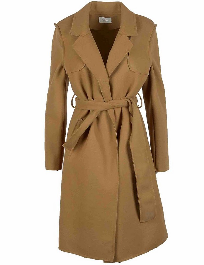 Women's Brown Coat - ViCOLO