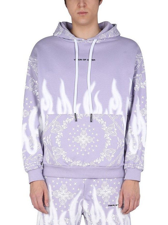 Vision Of Super Sweatshirt With Paisley Pattern M at FORZIERI Canada