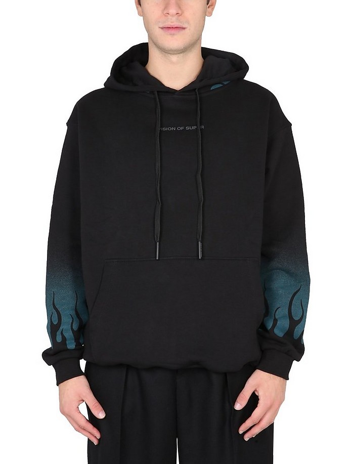 ozon mini Ærlighed Vision Of Super "Negative Flames" Hoodie S at FORZIERI