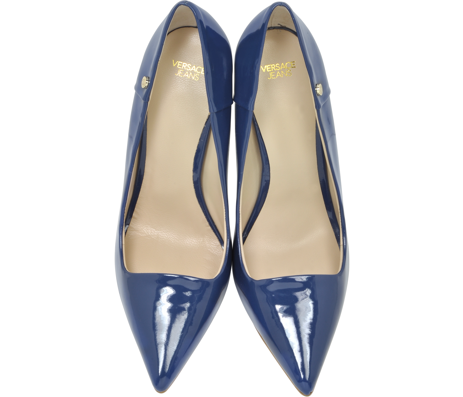 Versace Jeans Patent Eco Leather Pump 36 IT/EU at FORZIERI