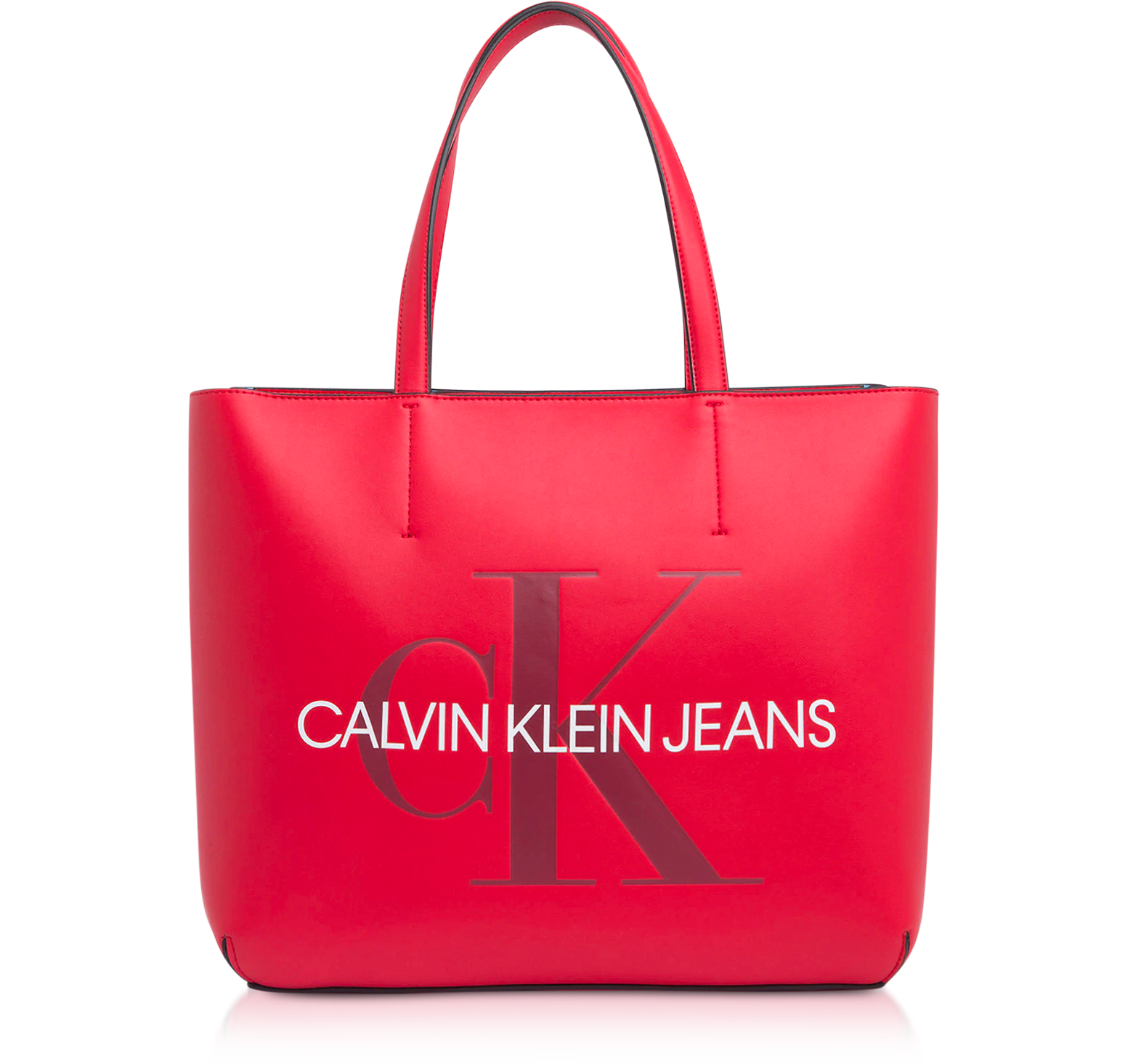Calvin Klein Red Tote Bags