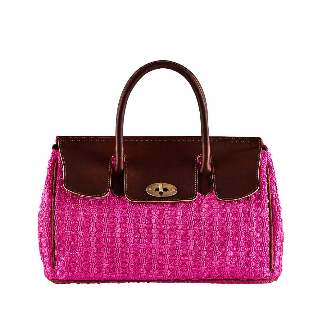 Viamailbag Designer Handbags Capri Unit - Top Handle Bag In Rose