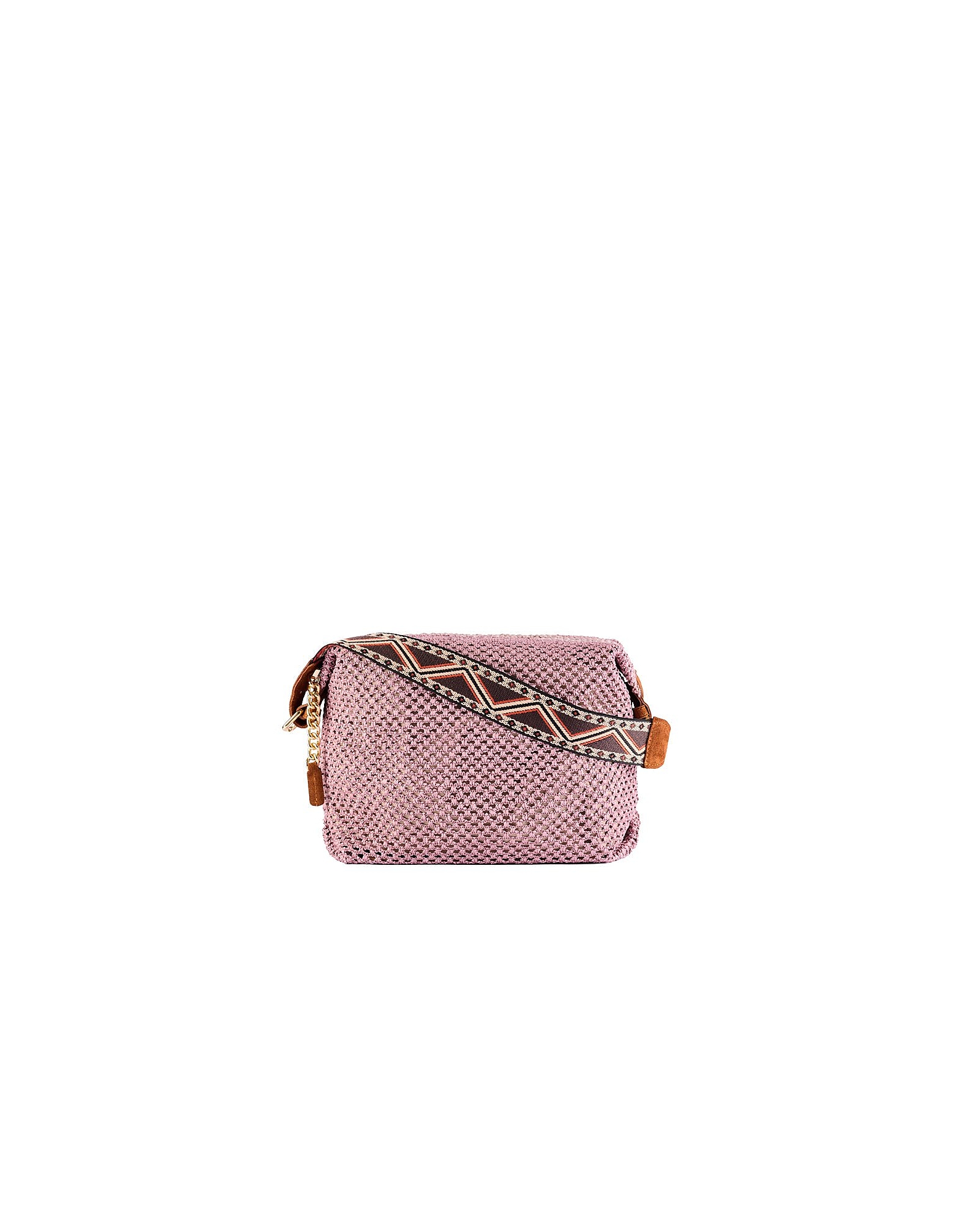 Viamailbag Designer Handbags Maya Drill - Shoulder Bag In Rose