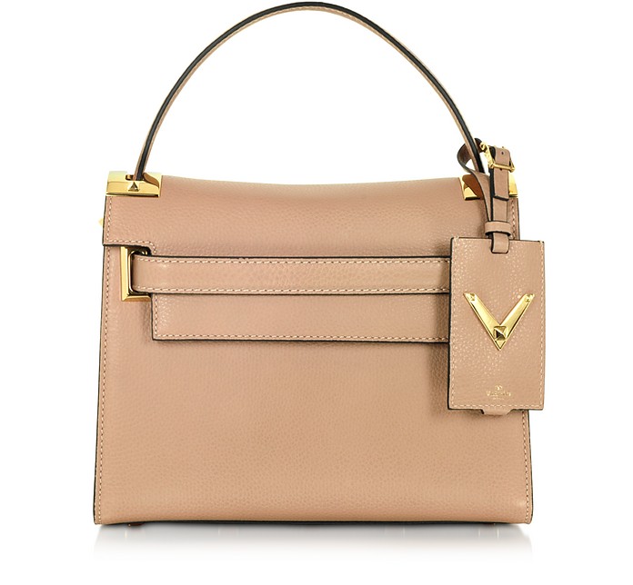 Valentino My Rockstud Soft Noisette Leather Small Single Handle Bag at ...