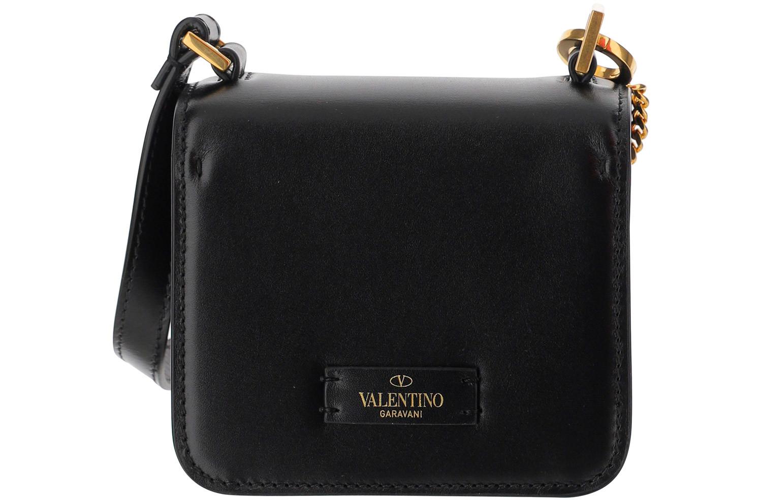 Valentino Garavani Vsling Leather Mini Bag - Black