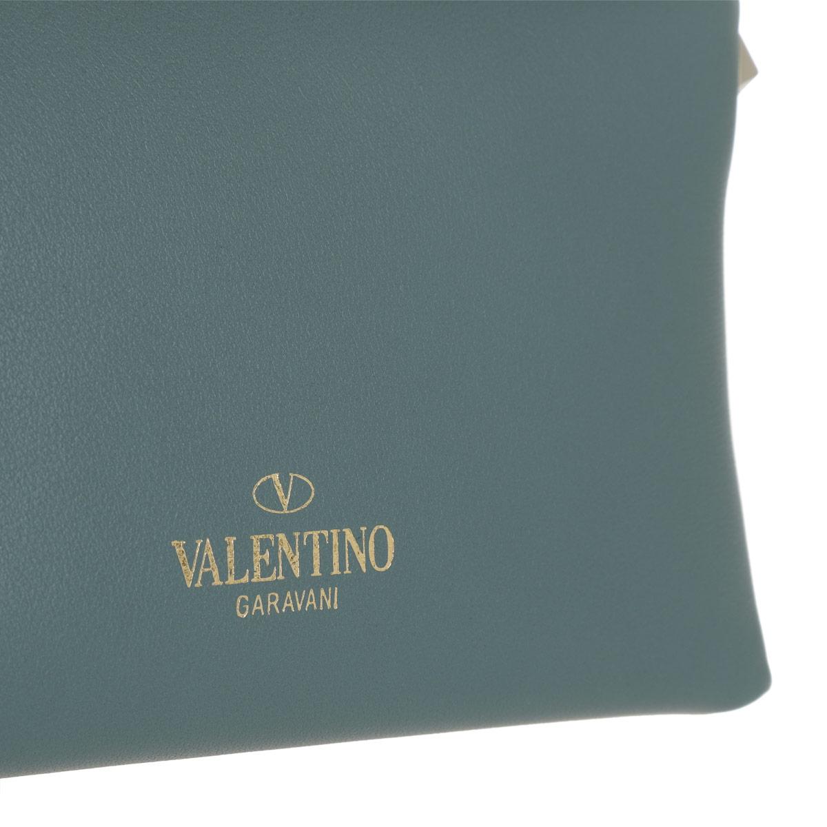 Valentino Rockstud Mini Crossbody Bag Slate Blue at FORZIERI