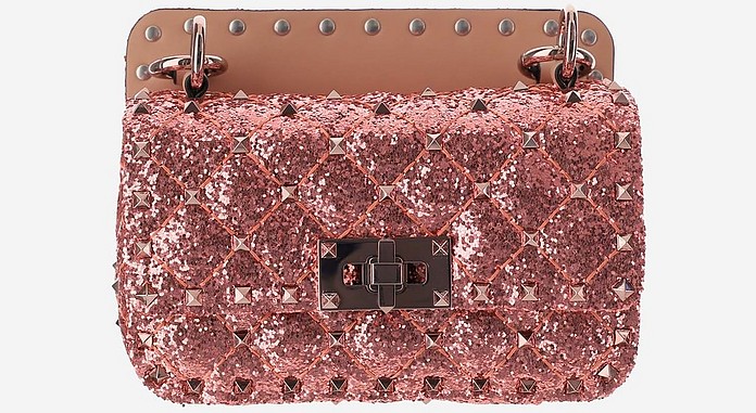 Pink Rockstud Spike Shoulder Bag - Valentino / @eBm