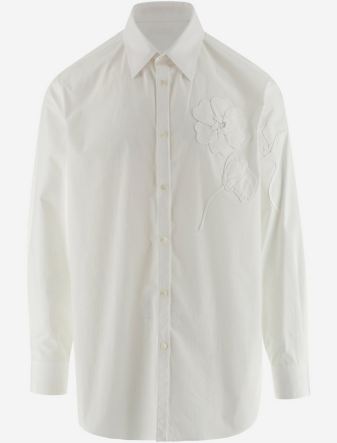 Men's Garden Cotton Shirt - Valentino Garavani