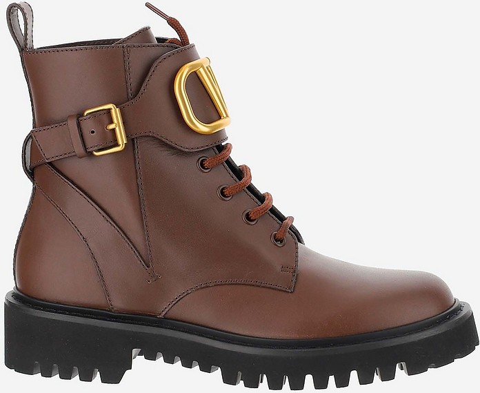 Brown Ankle Boots - Valentino / @eBm