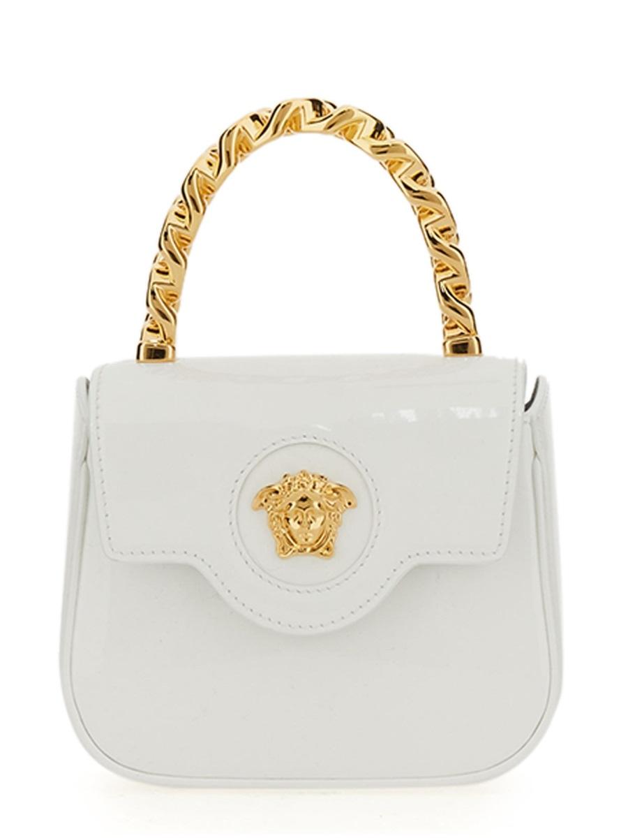 Versace Designer Handbags Mini "the Jellyfish" Bag In White