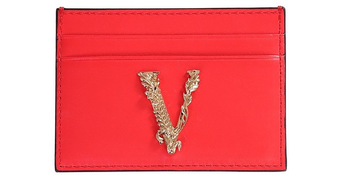 Card Holder With Virtus Logo - Versace ˼