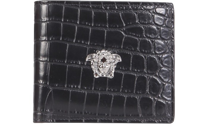 Leather Bifold Wallet - Versace