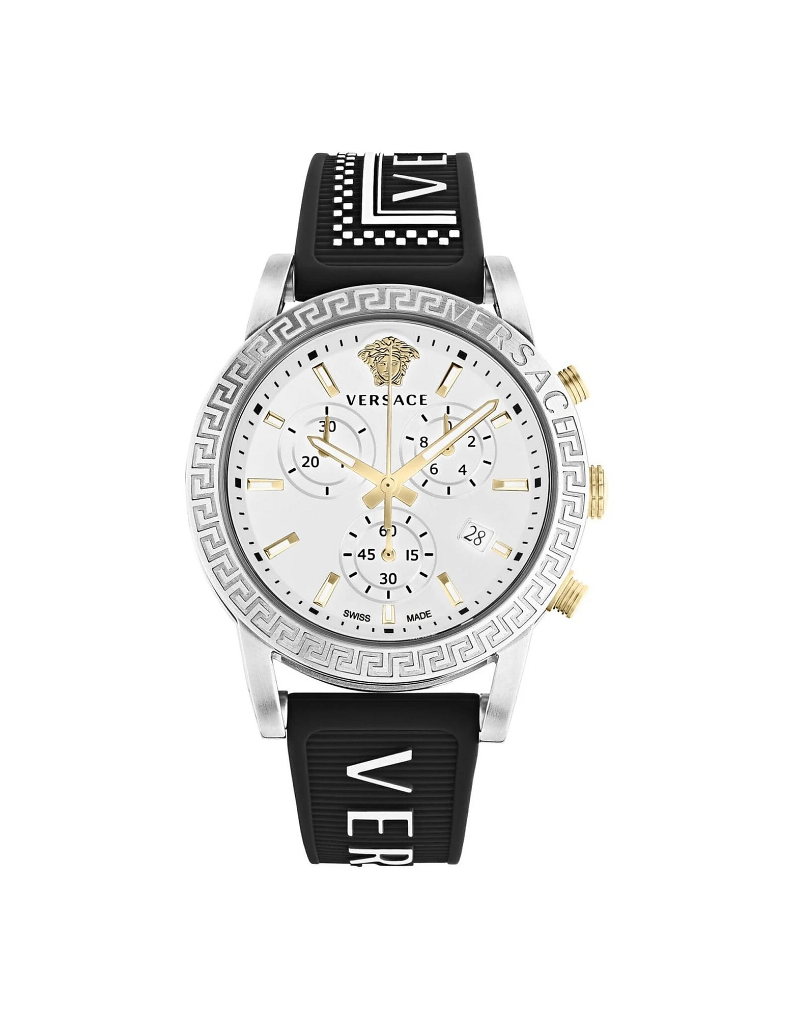 Versace Designer Women's Watches Women's Quartz Analogue Watch In Silver