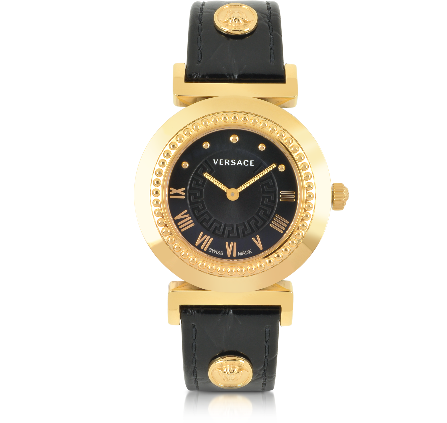Versace Vanity Lady Black Women's Watch 