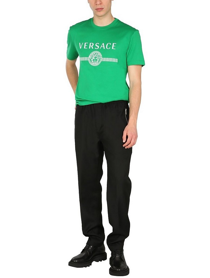 Crew Neck T-Shirt - Versace