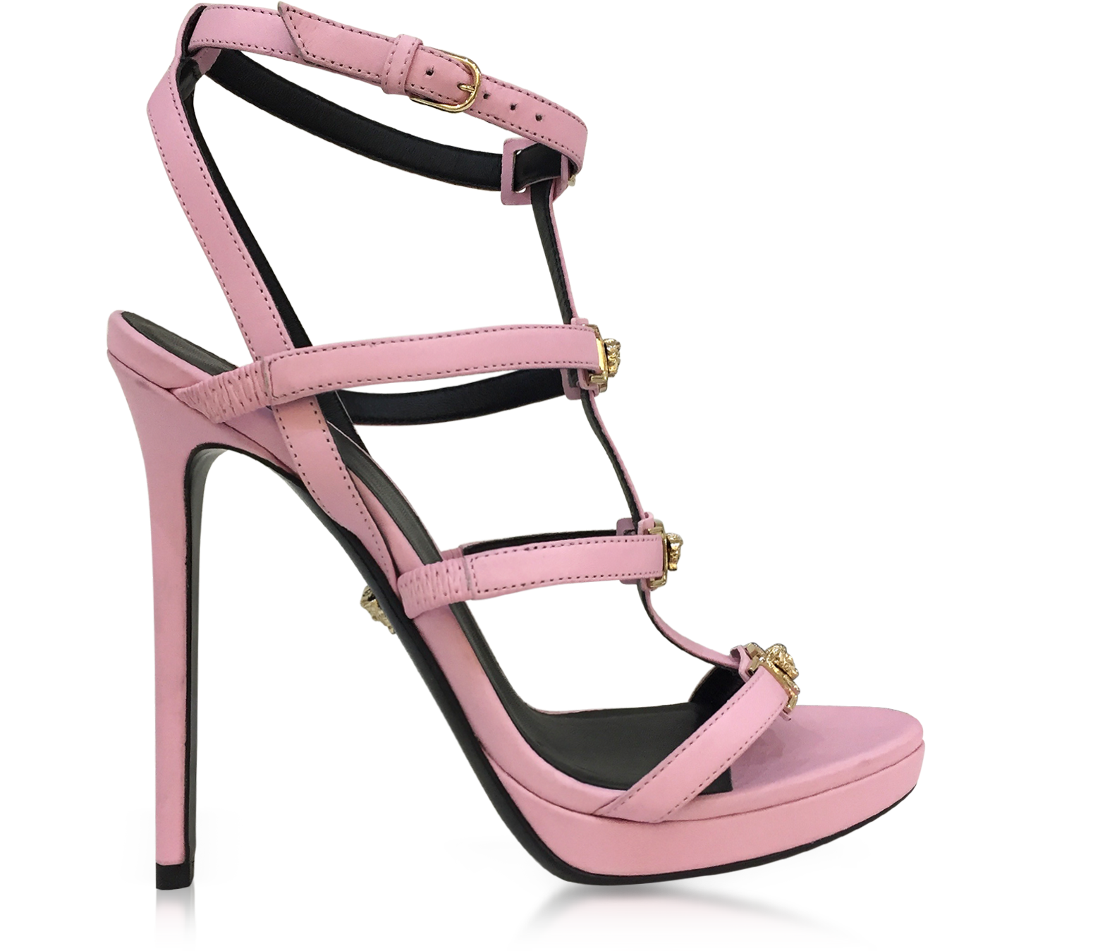 pink versace heels