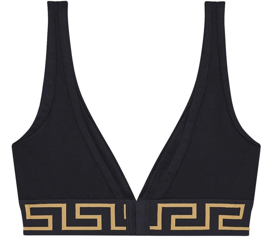 Versace Bralette With Greek Border 1 at FORZIERI