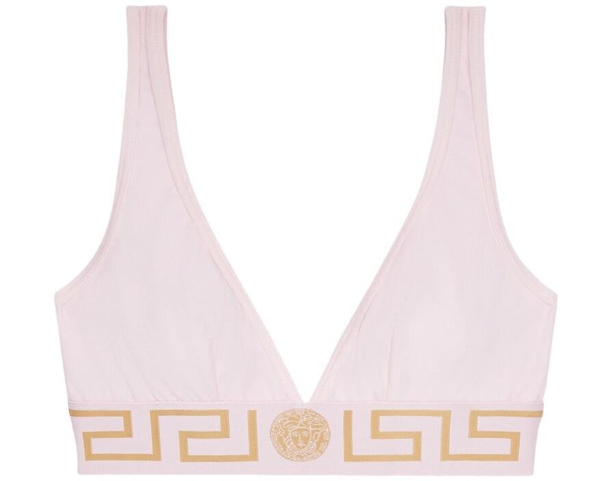 Versace Bralette With Greek Border 1 at FORZIERI Canada