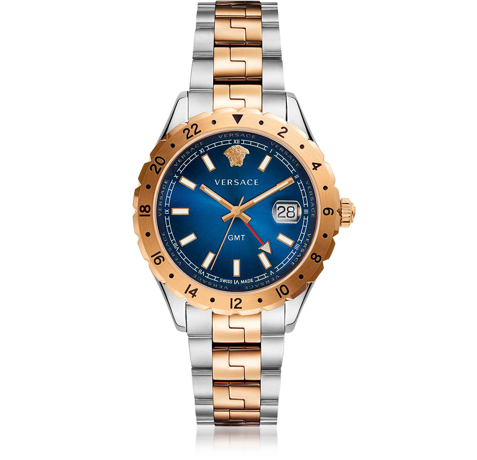 versace blue men's watch
