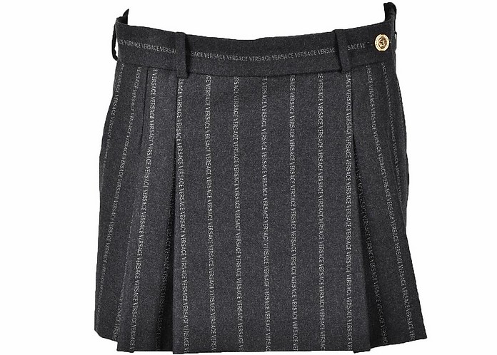 Women's Gray Skirt - Versace / ヴェルサーチ