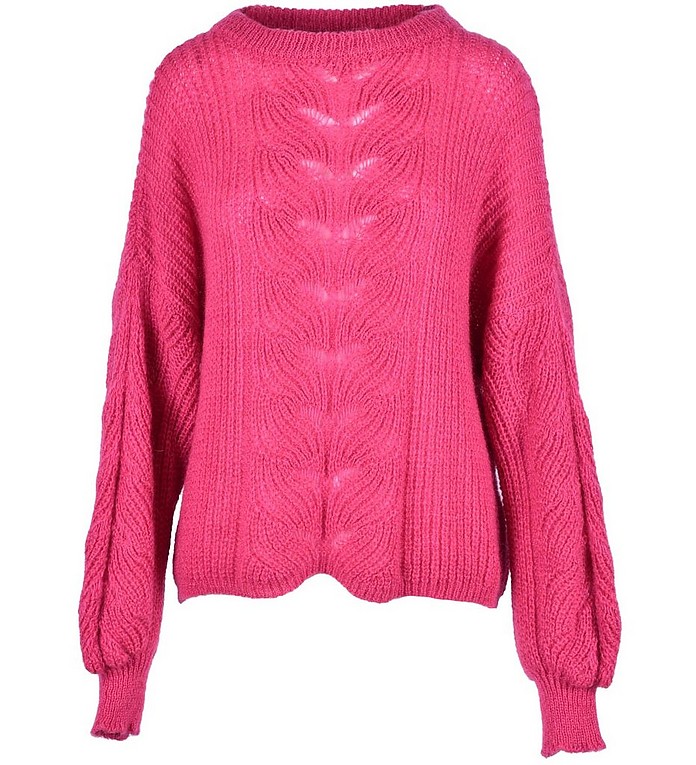 Women's Fuchsia Sweater - Vanessa Scott
