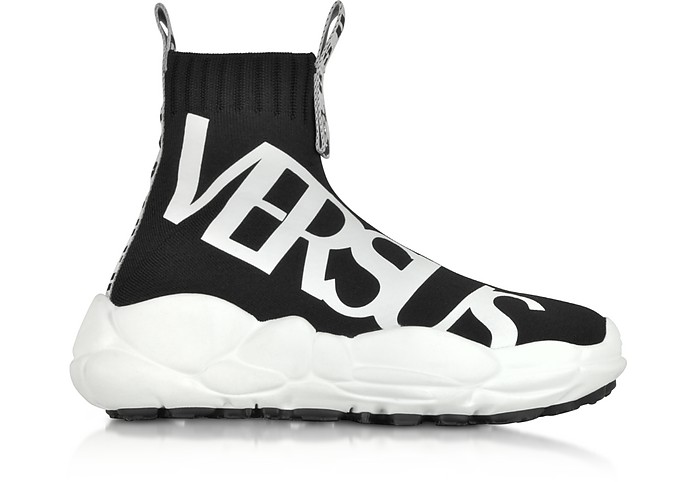 High Top Signature Sock Sneakers - Versace Versus