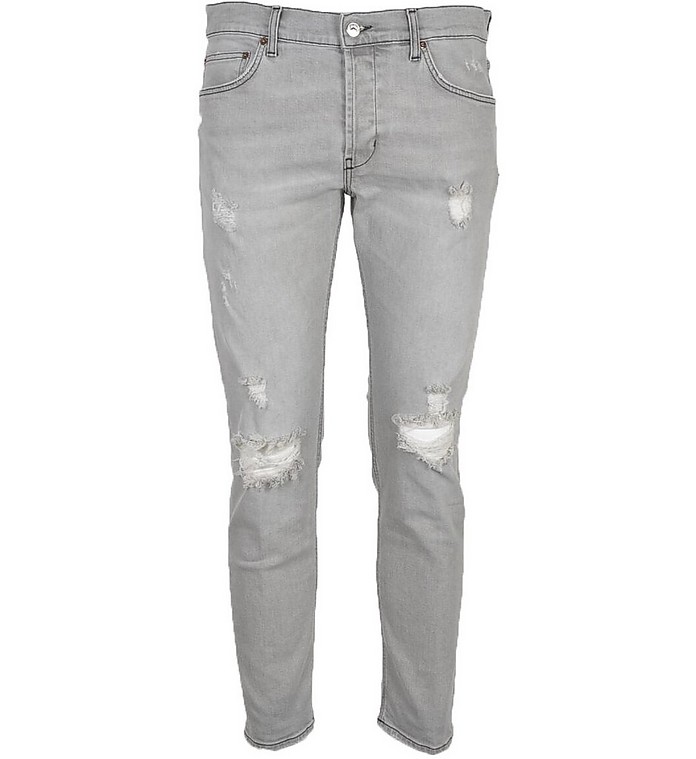 Men's Gray Jeans - Aglini