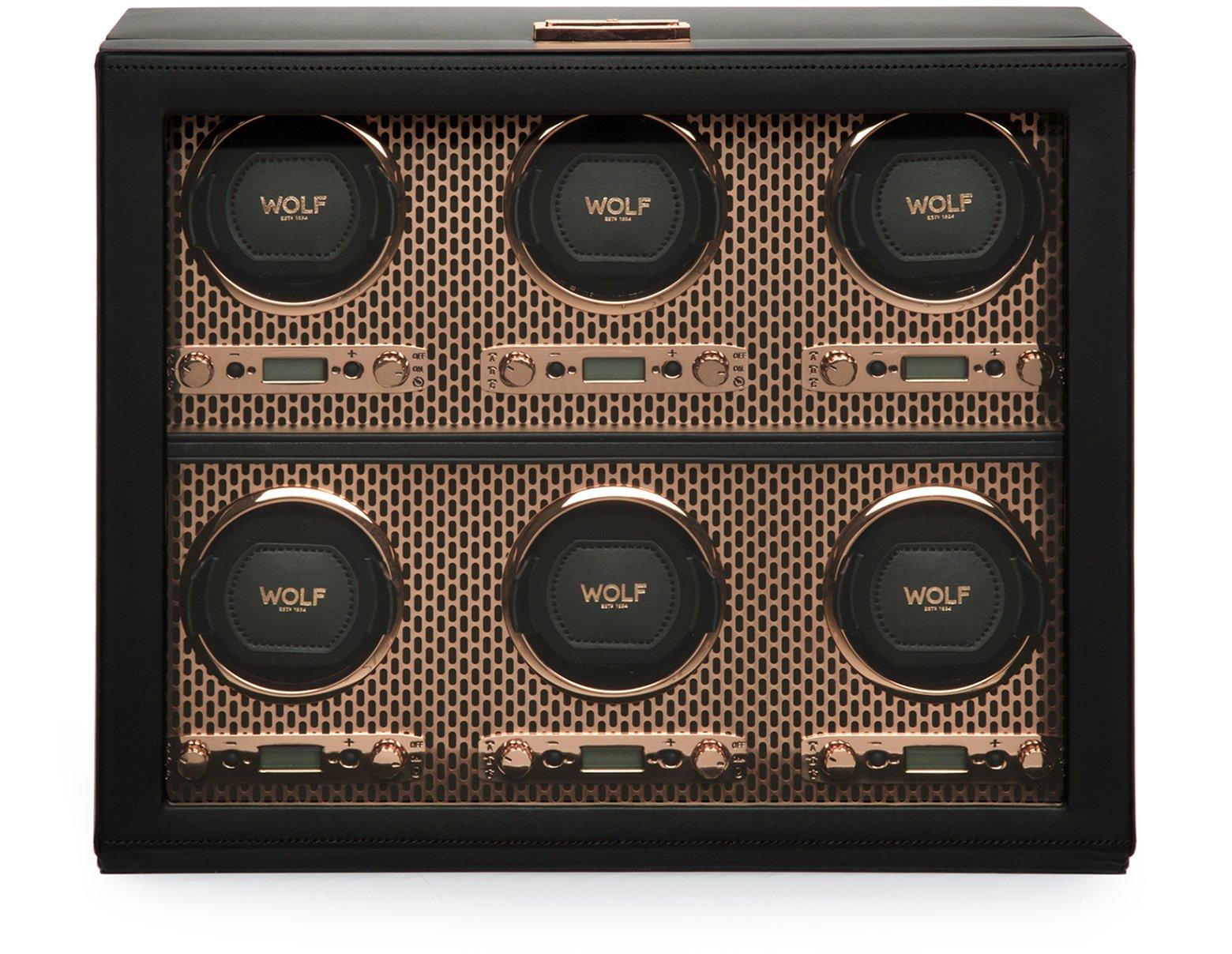 Wolf Copper Axis 6PC Watch Winder at FORZIERI Canada