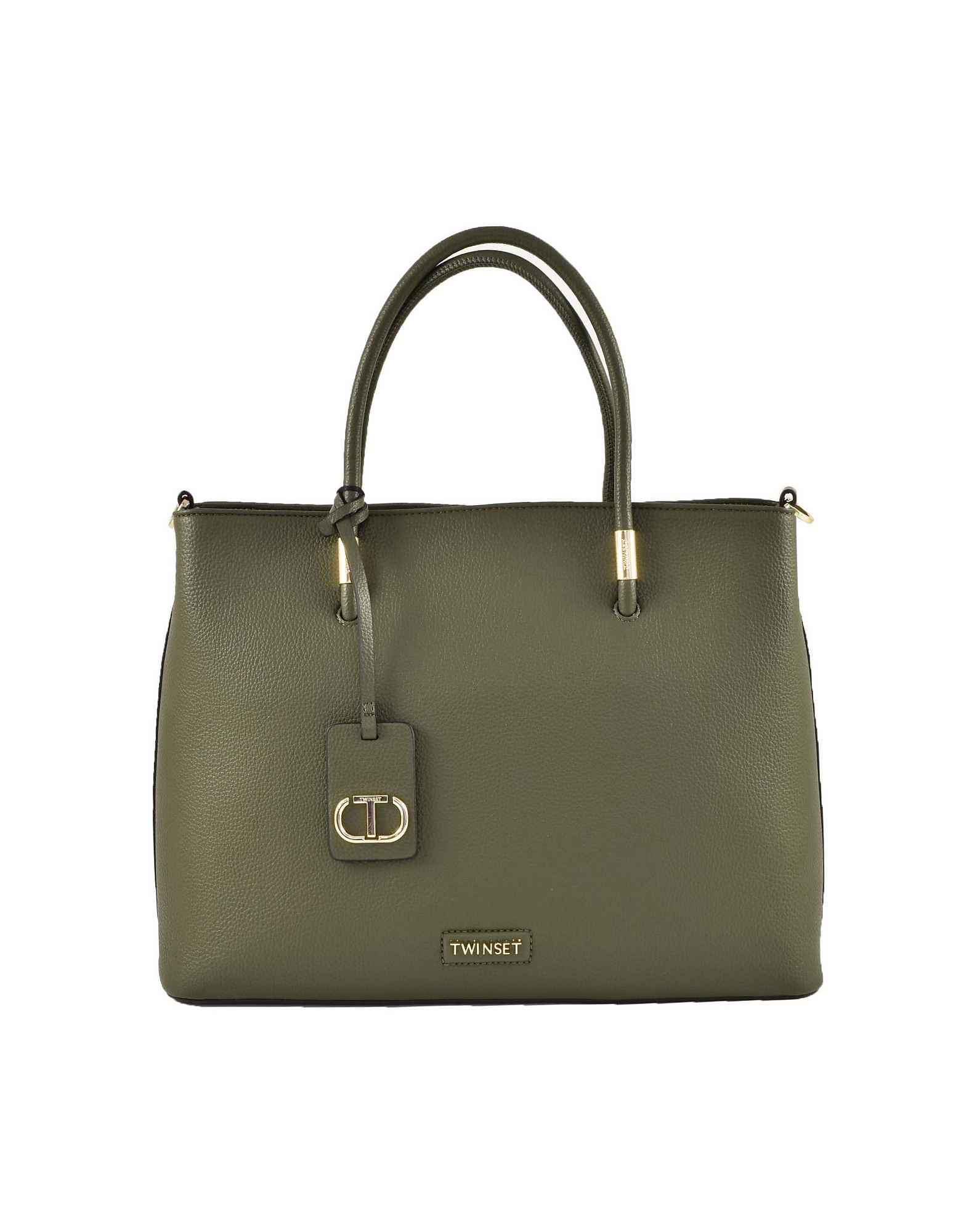Twinset Designer Handbags Women's Military Green Handbag In Vert