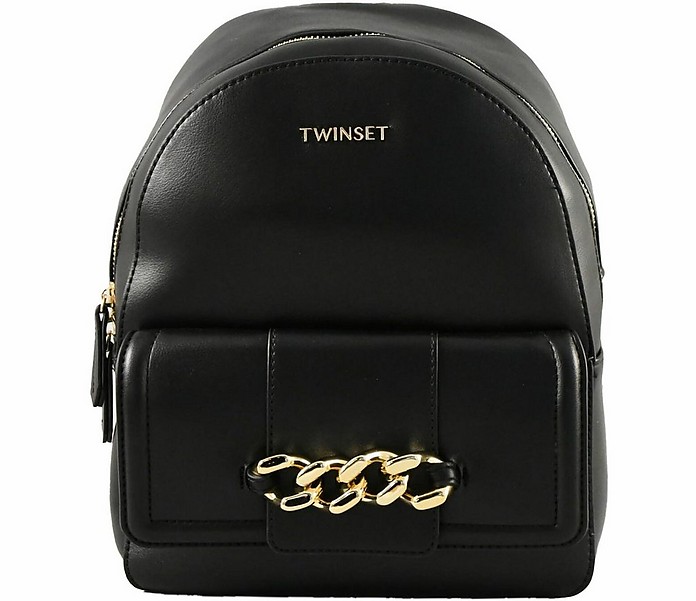 Women's Black Backpack - TWIN SET