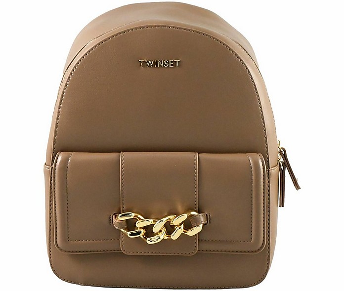 Women's Brown Backpack - TWIN SET